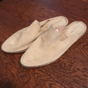 Maiden Lane espadrille flat mules in size 9